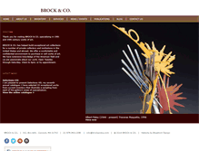 Tablet Screenshot of brockandco.com